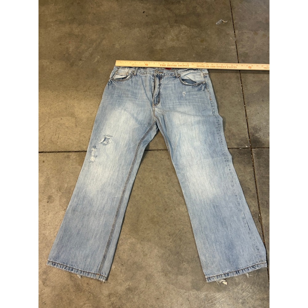 2000s/Y2K Aeropostale Driggs Slim Bootcut Jeans Light Wash 38x28